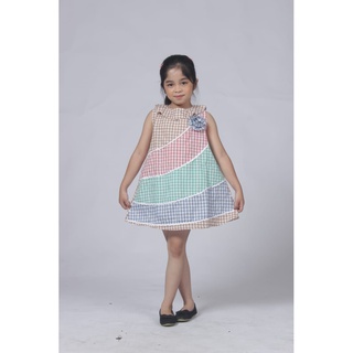 KALILA - YUKI Dress Baju Anak Perempuan Bahan Katun | Dress Anak Cewek