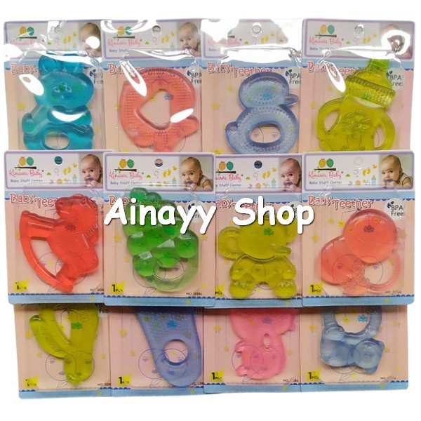 Teether bayi mainan gigitan bayi / gigitan bayi lembut usia 6 bulan