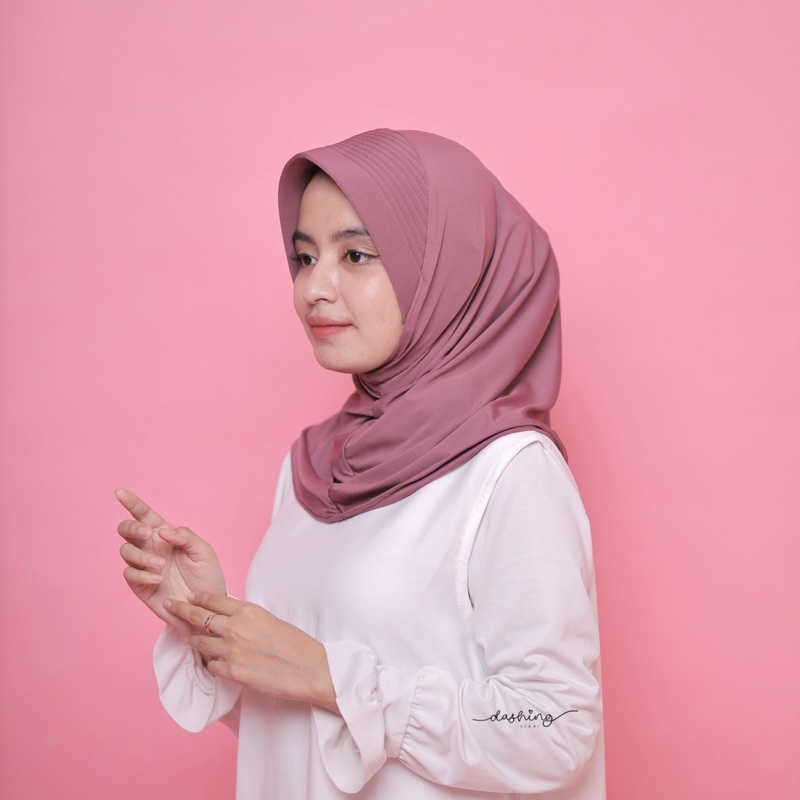 HIJAB SPORT PET LEBAR