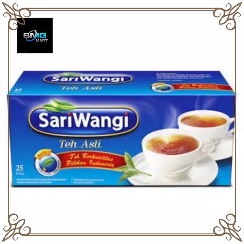 

TEH CELUP SARI WANGI 46,25 GRAM 25 PCS