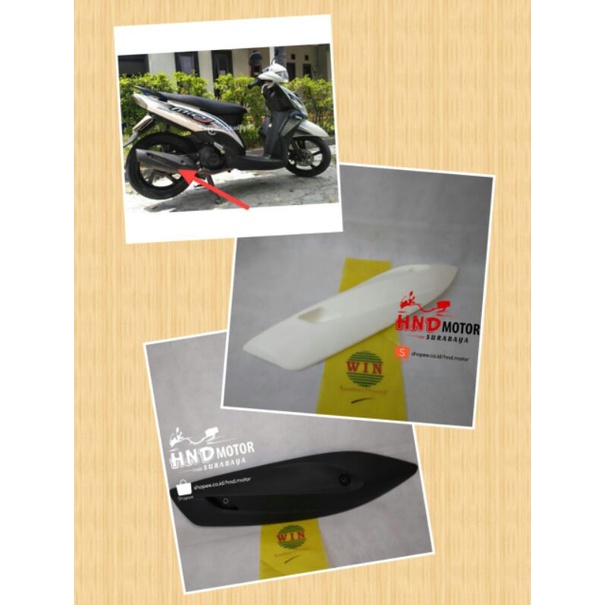 Cover Knalpot Motor Mio J Mio GT Tutup Knalpot Motor Mio J Mio GT