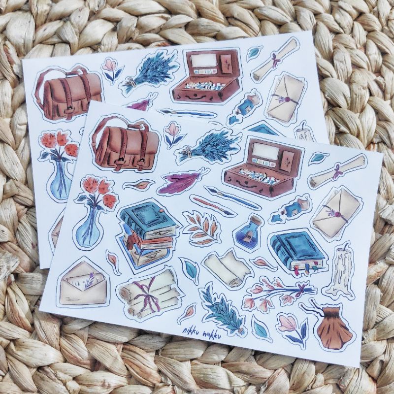 

SS005 Sticker Sheet | Vintage Stuff Mini Sticker for Journaling by Nikku Nakku