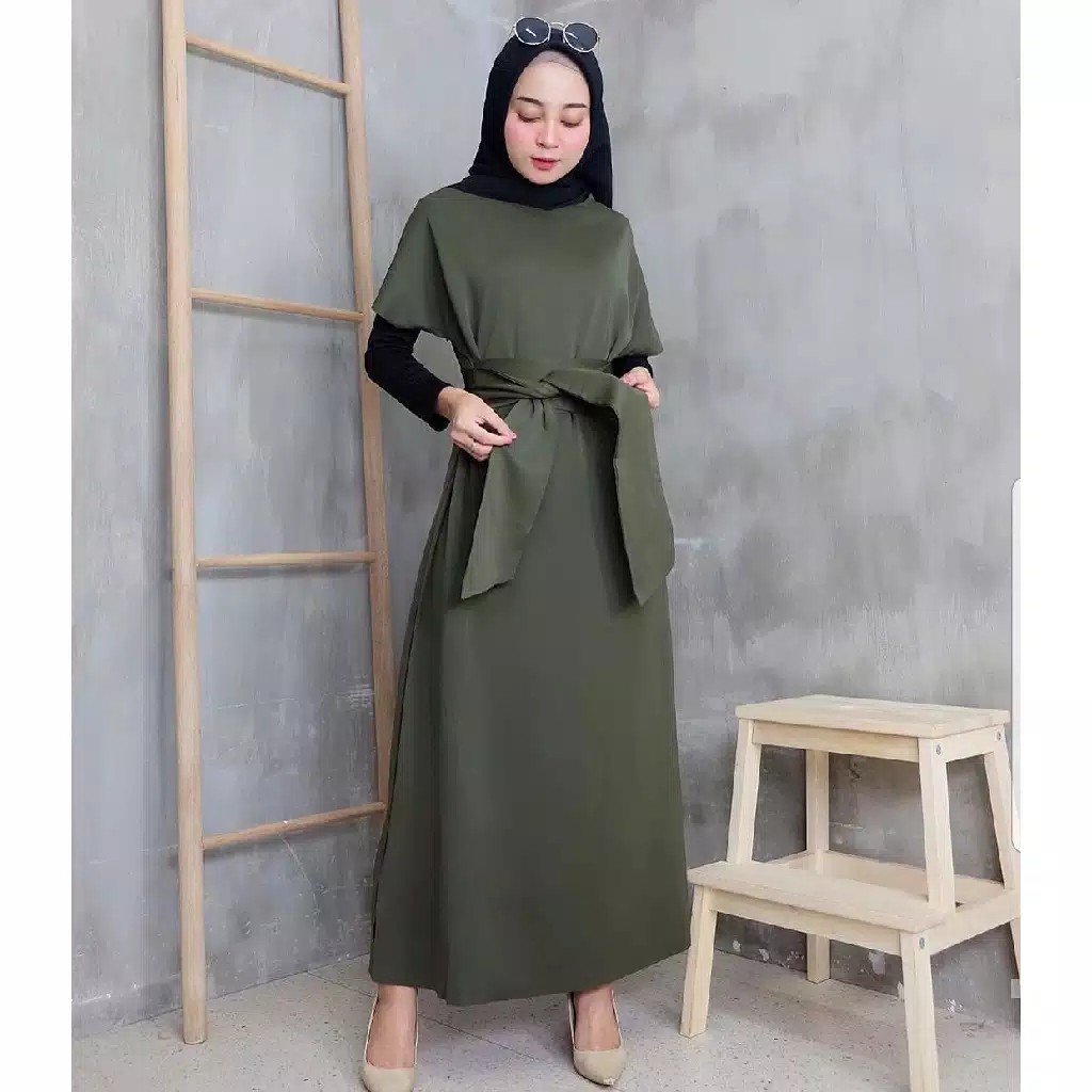 GAMIS MUSLIM WANITA TERBARU WILONA DRESS R.A