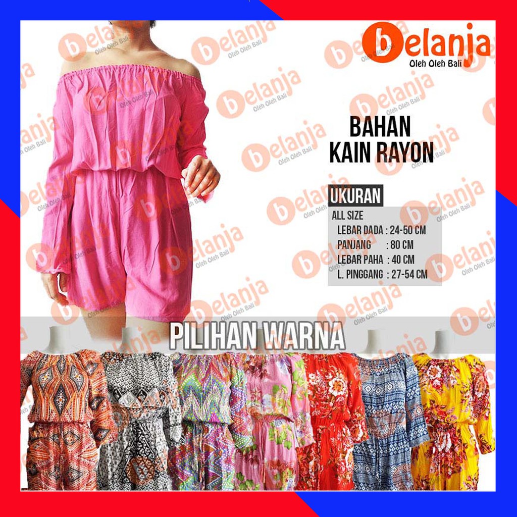 Baju Jumpsuit Celana Pendek Tangan Panjang / jumsuit wanita