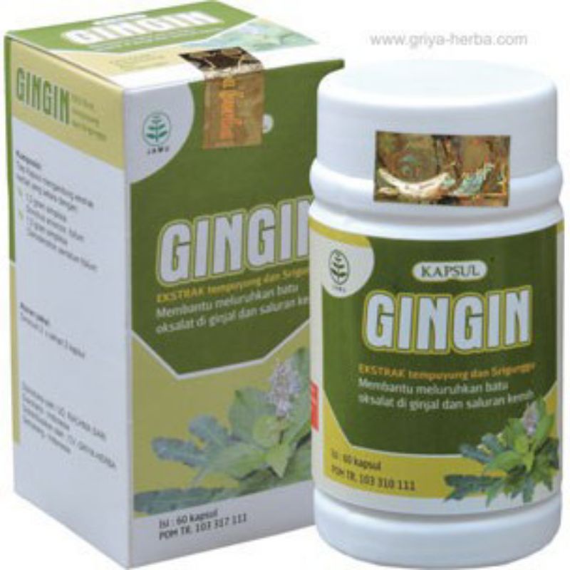 

Obat Batu Ginjal / Gingin original iso 60 extrak kaps/ Ampuh hancurkan batu ginjal/ Halal Bpom
