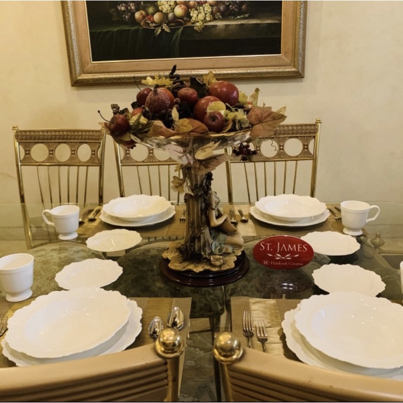Dinner Set Saint James Pavillion 16 Pcs Mewah Cantik