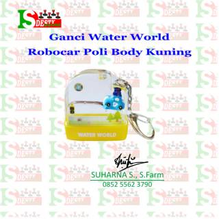 Stempel Gantungan Kunci Water World Robocar Poli | Shopee