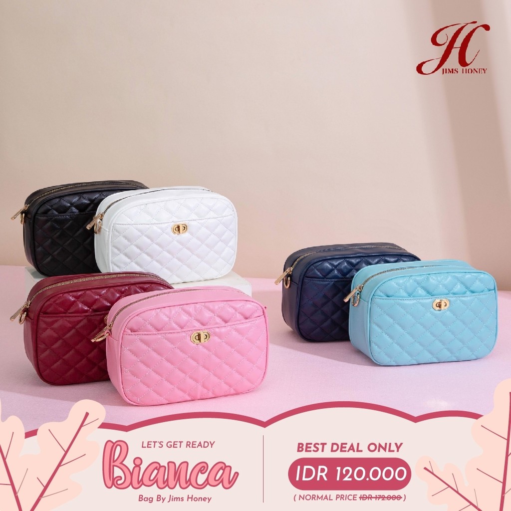 Bianca bag tas wanita tas cewek tas import tas pesta tas branded tas original tas selempang slingbag
