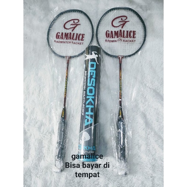 2 raket badminton gamalice + 1 slop kok