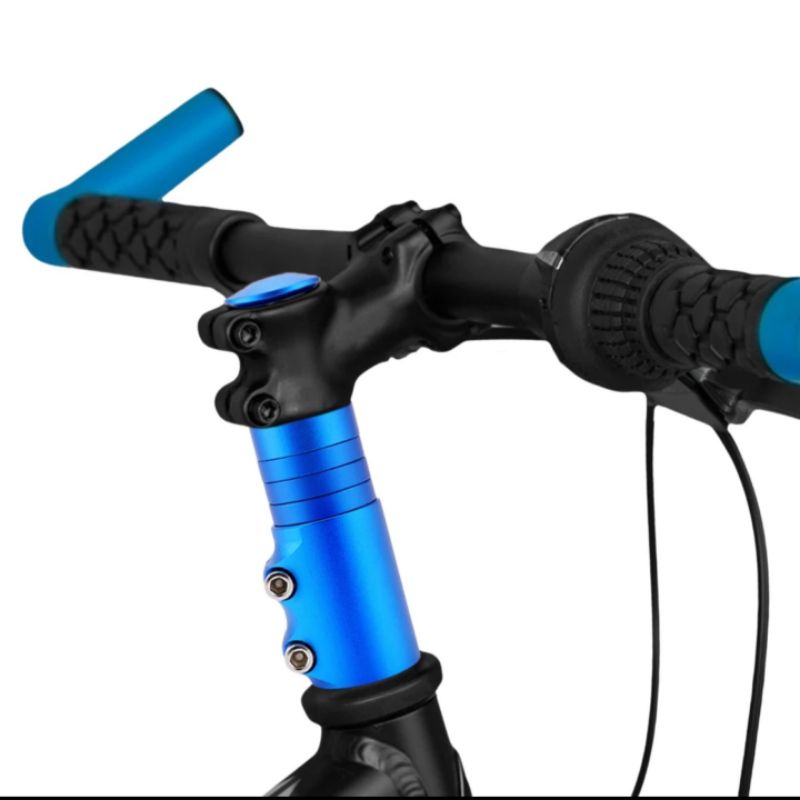 Adaptor Fork Depan Sepeda Peninggi Fork Adapter Peninggi Stem Handlebar Sepeda Biru