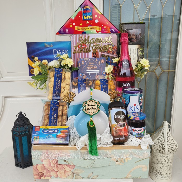 

Paket box hampers lebaran parcel idul fitri ramadhan kue kering 77