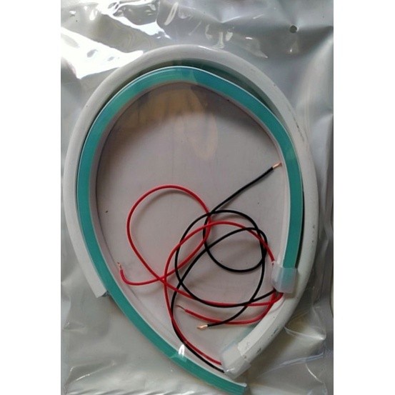 LAMPU ALIS MOTOR DRL Flexible 30 CM - Ice Blue