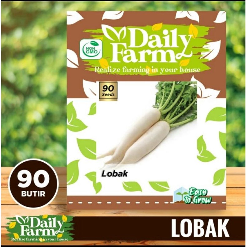 Jual Benih Bibit Lobak Putih Daily Farm Shopee Indonesia