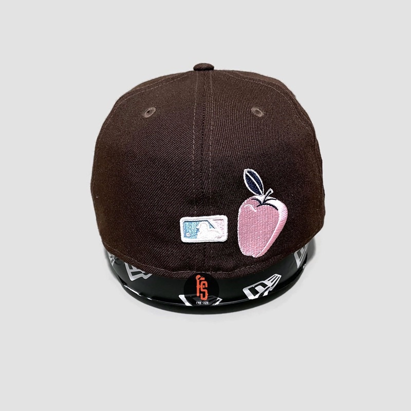 TOPI NEW ERA ORIGINAL 5950 SUBWAY BA NEW YORK YANKEES WALNUT UV PINK