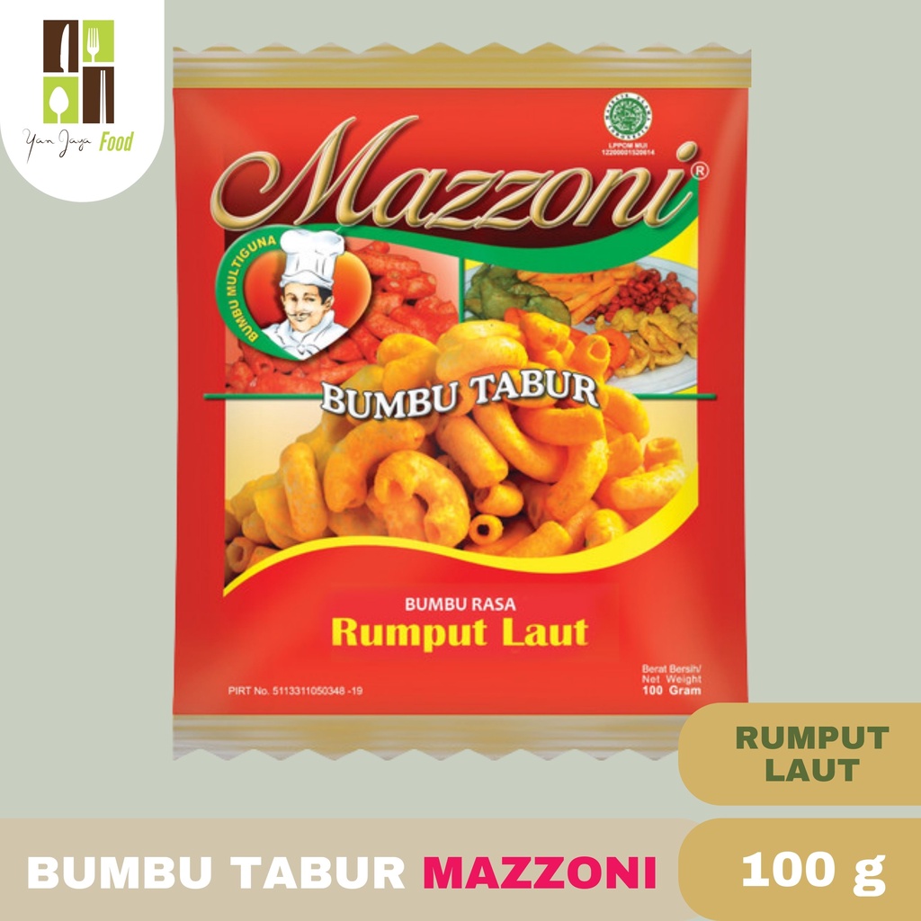 Mazzoni Bumbu Tabur Keju / Rumput Laut / Sapi Panggang Bumbu Instan Bumbu Masak 100g