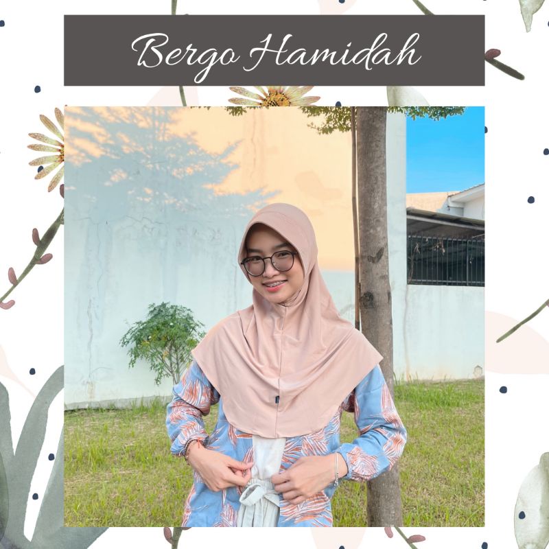 Bergo Hamidah - HIJAB BERGO JERSY SPORT/SEKOLAH (MENUTUPI DADA) || MURAH & PREMIUM