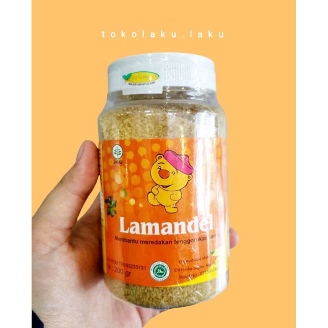 

LAMANDEL Bubuk 200 GRAM Obat Herbal Atasi Amandel Sakit Tenggorokan Gratis Ongkir Termurah COD