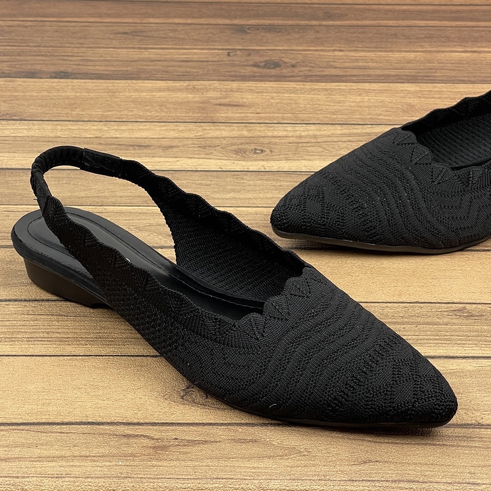 Flatshoes Rajut synthetic rubber Mochica RZ46 ~ Clarenzo