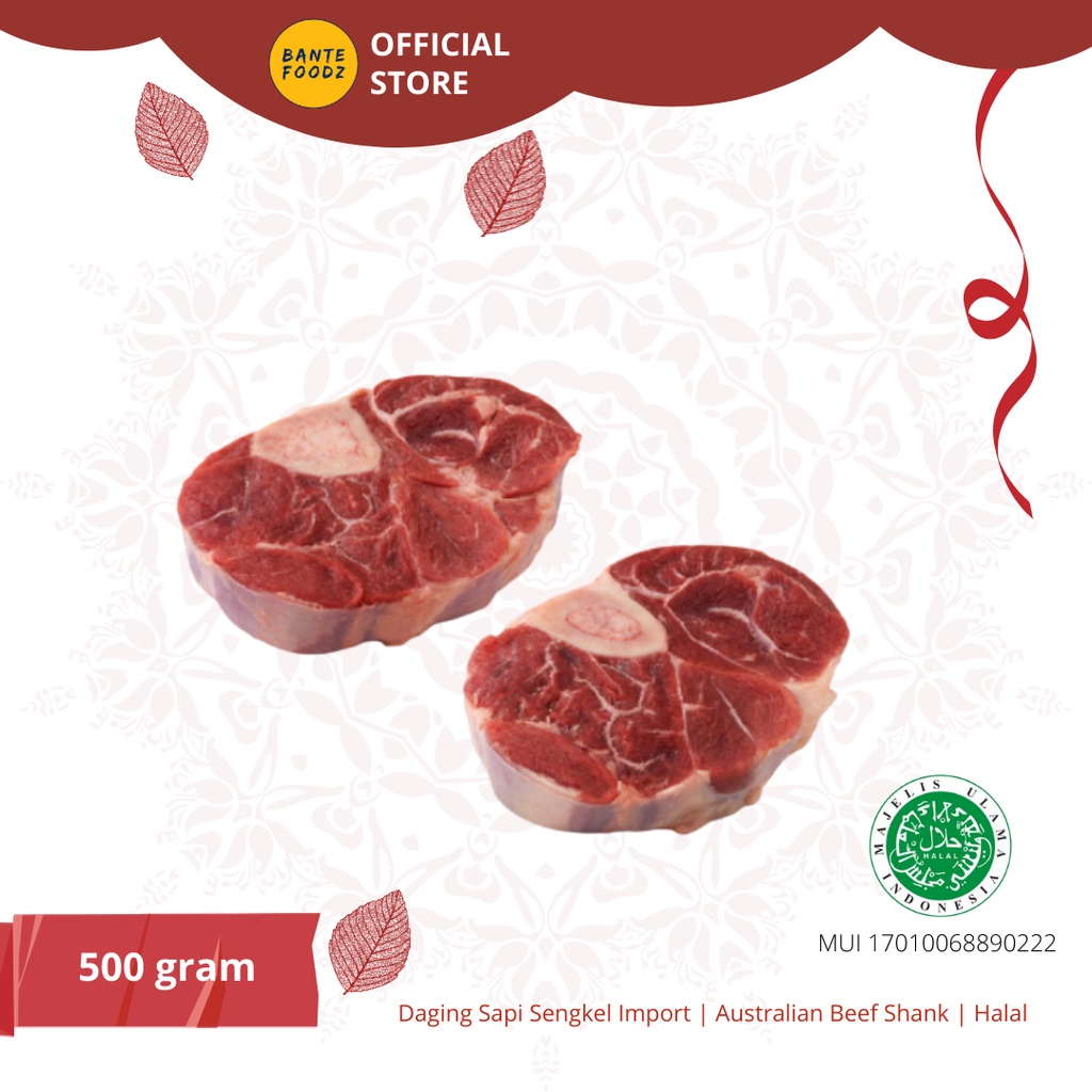 

Daging Sapi Sengkel ( Shank ) Import Australia Kualitas Premium 500gr