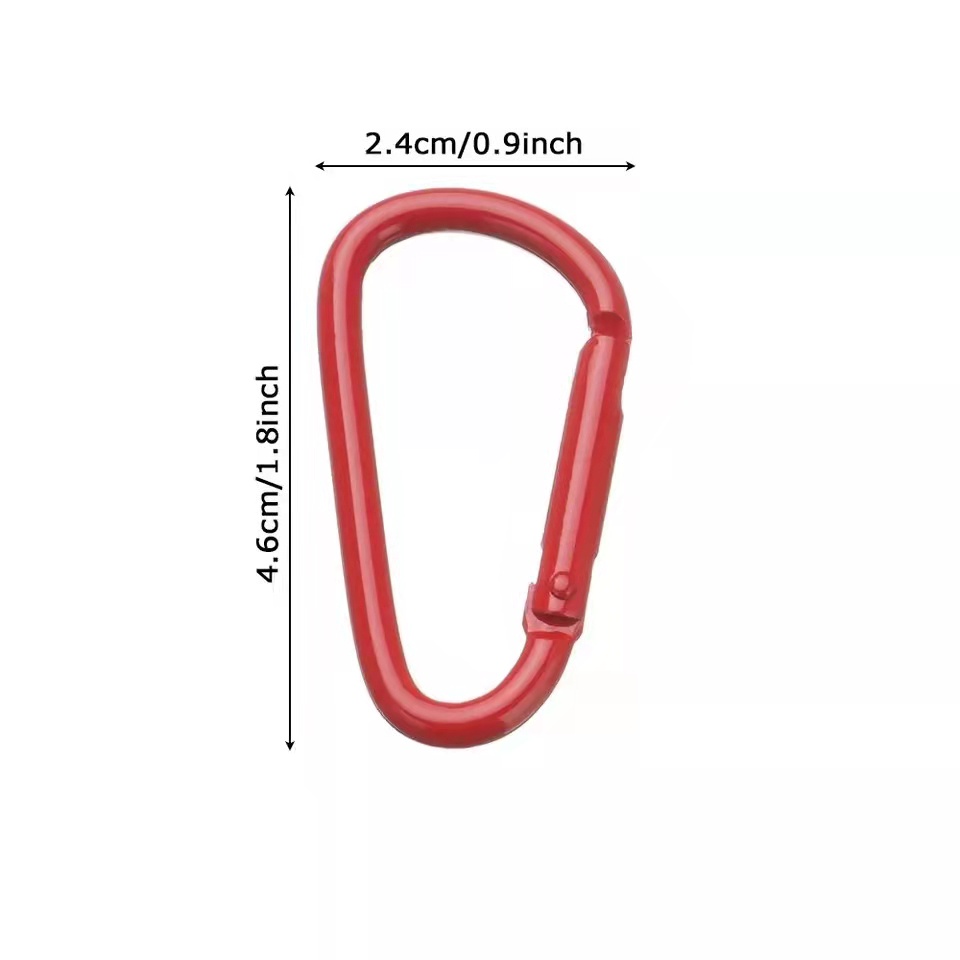 Kait Tas/Carabiner Besi Warna Warni Harga/5pc