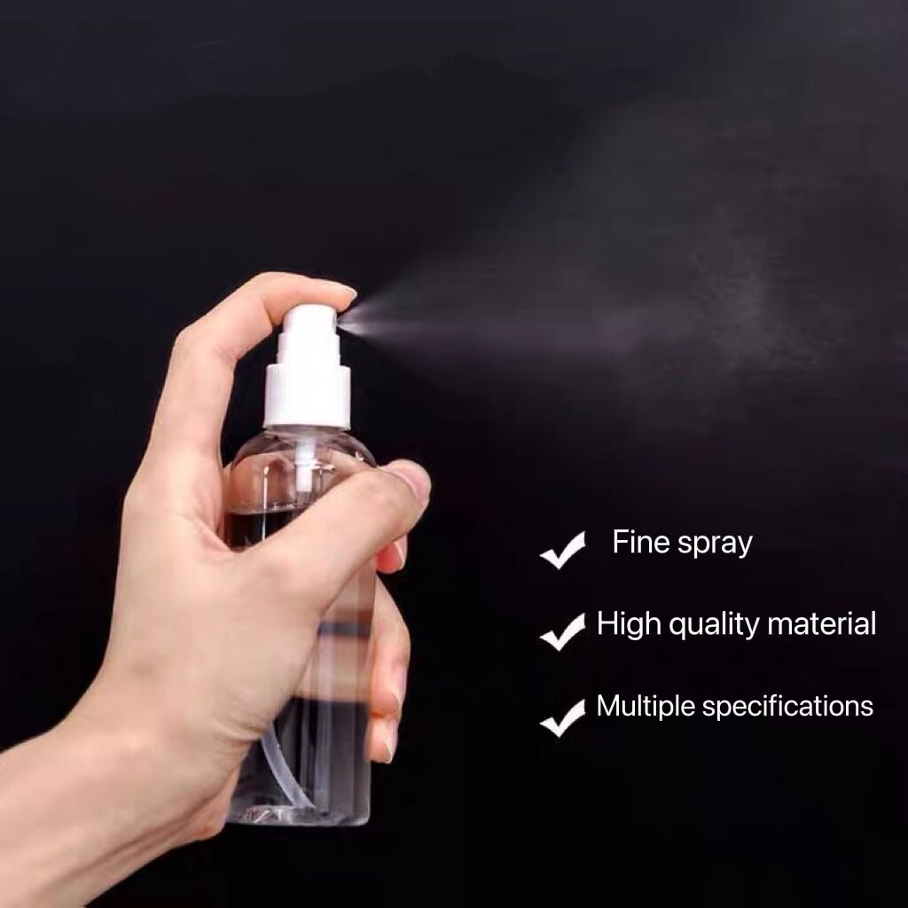 Refillable Bottles Travel Transparent Plastic Perfume Atomizer Empty Small Spray Bottle 30/50/100ml Toxic Free Safe Dropship