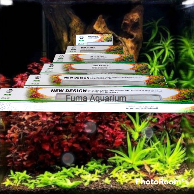 Kandila Z 600 Lampu Led Akuarium 4 warna RGBW 24 Watt 60-70cm Aquarium Aquascape