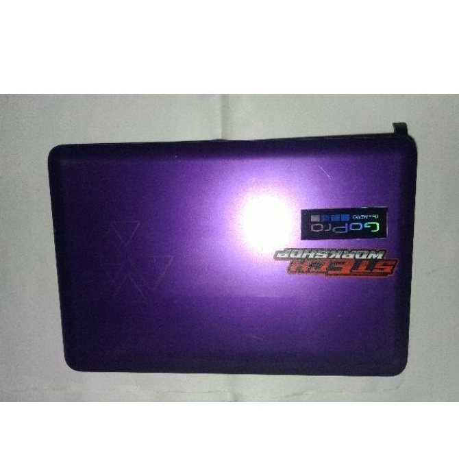 casing cover case back belakang atas layar lcd warna ungu - AXIOO PICO cjm CJM MURAH w217cu w210 sej