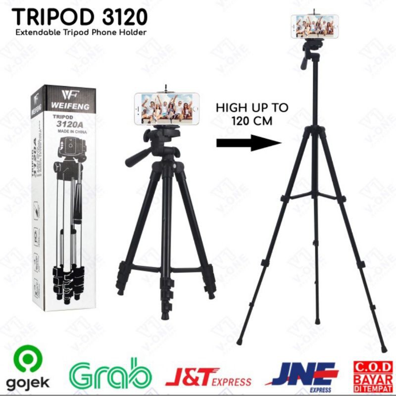 Tripod 3120 Tripod Hp Tripod Kamera penyangga kamera dan handphone