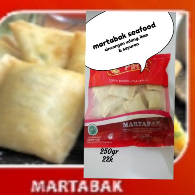 

Martabak seafood - pina - 250gr - frozen - murah tapi enak