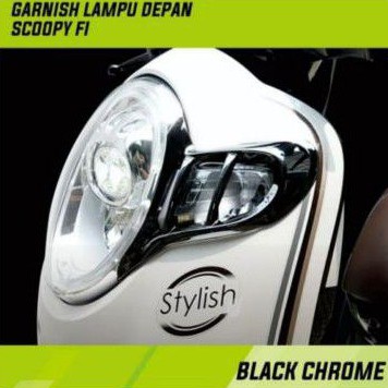 GARNIS LAMPU DEPAN ALL NEW HONDA SCOPY 2018