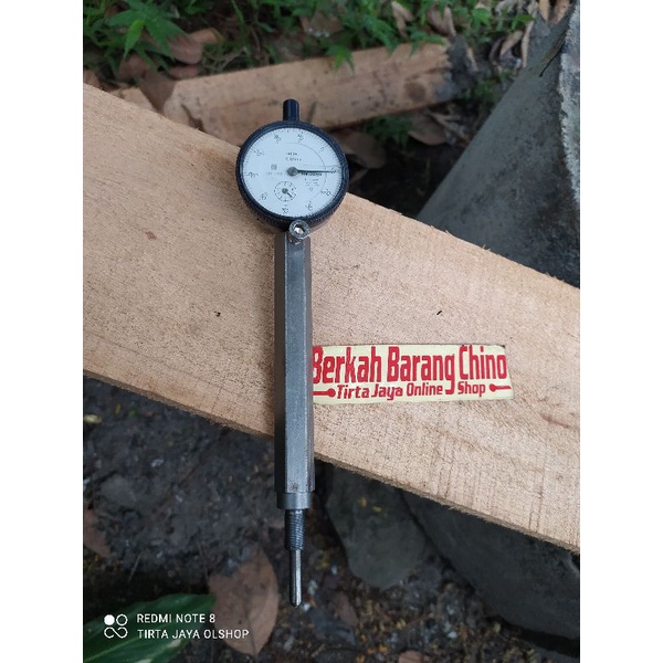 dudukan dial gauge top piston via lubang busi dohc universal semua bebek dan matic