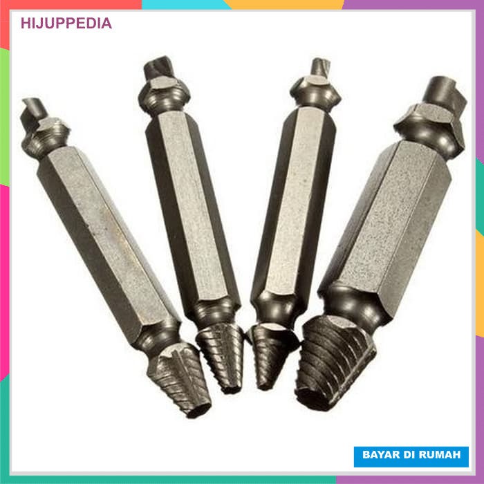 Screw Remover Pencabut Pelepas Baut Tarik Paku skrup sekrup Rusak