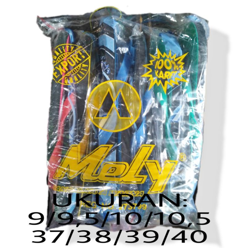 GROSIR (6) PASANG SANDAL JEPIT MELY SERI UKURAN DEWASA