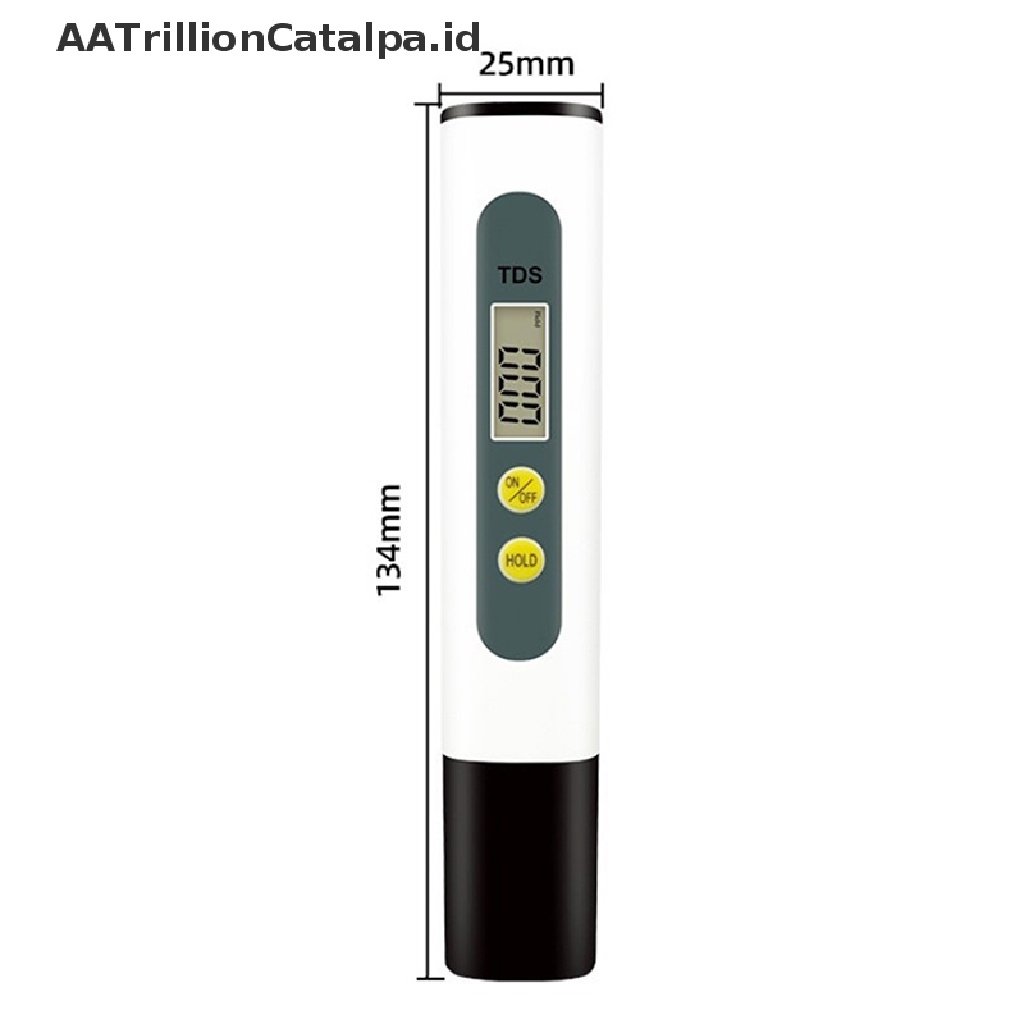 Aatrillioncatalpa 0.01 Tds Ec PH Meter Untuk Mengukur Kualitas Air Digital Dengan 0-14 PH Range