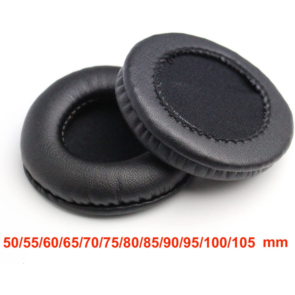 Leather Ear Foam Pad Replacement Headphone Cushion 50 55 60 65 70 75 80 90 95 100 105mm