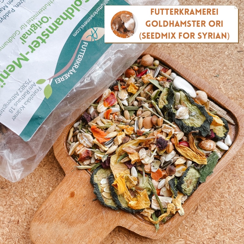 MIJIU | FK Golden Hamster Menu Ori (SYRIAN-TANPA PROTEIN) | Futterkrämerei Seedmix Hamster