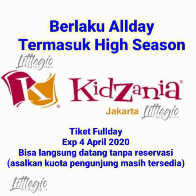 Voucher Kidzania Jakarta Shopee Indonesia