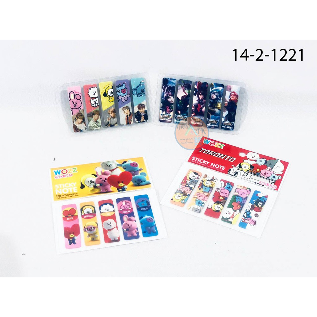 

Sticky Note karakter lucu dan unik type 331-341