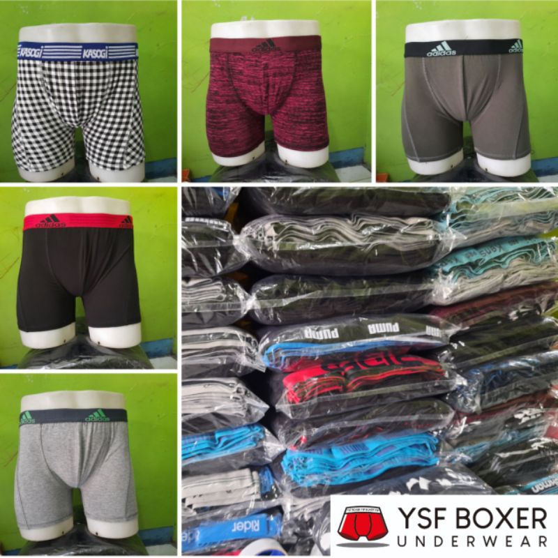 (6 PCS) CD BOXER JUMBO 100% SPANDEK CUTTON