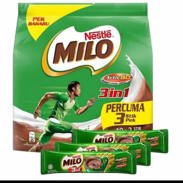 

Milo 3 In 1 Malaysia 18+3 Stick