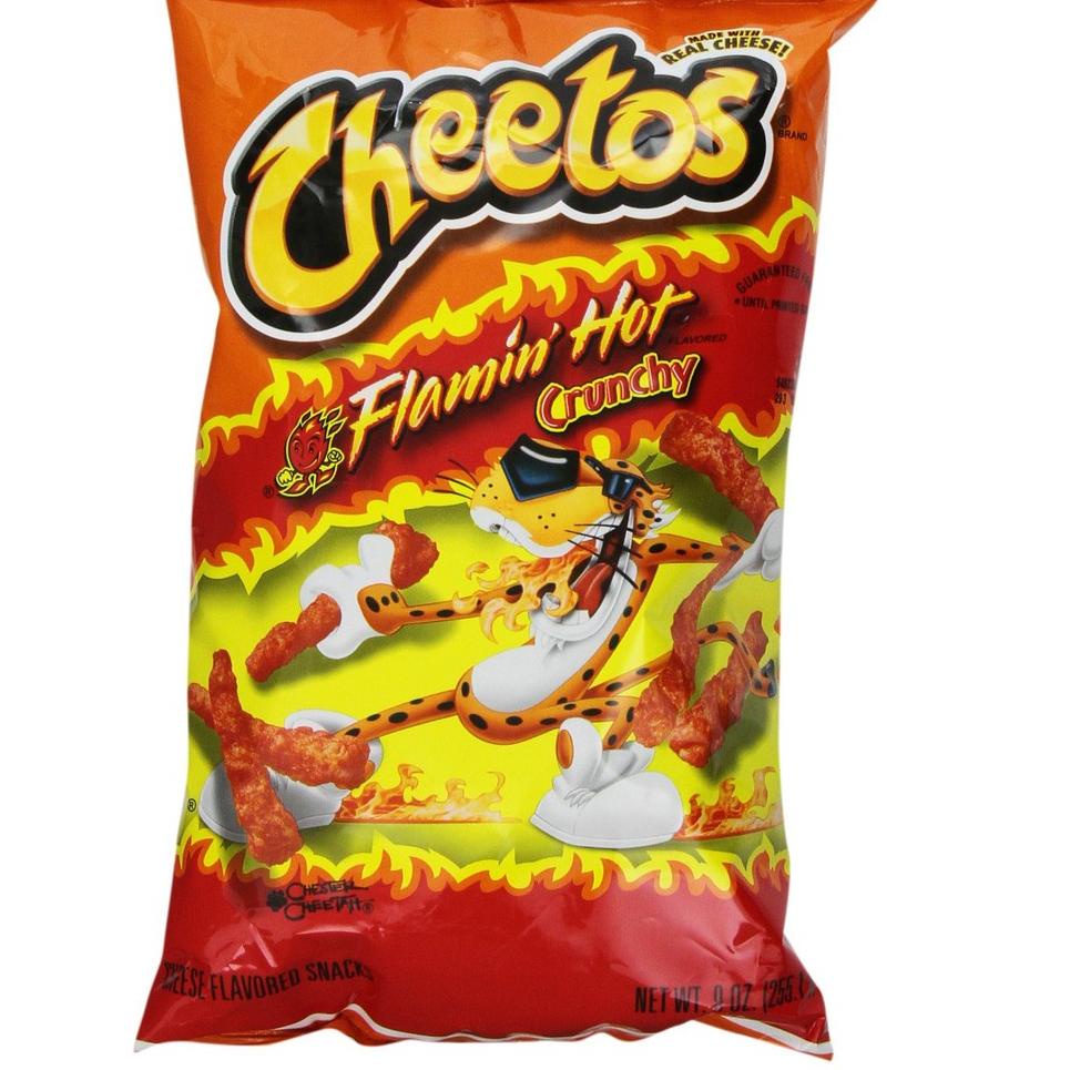 

[60] CHEETOS FLAMIN HOT CRUNCHY 227Gr USA ♦ 60