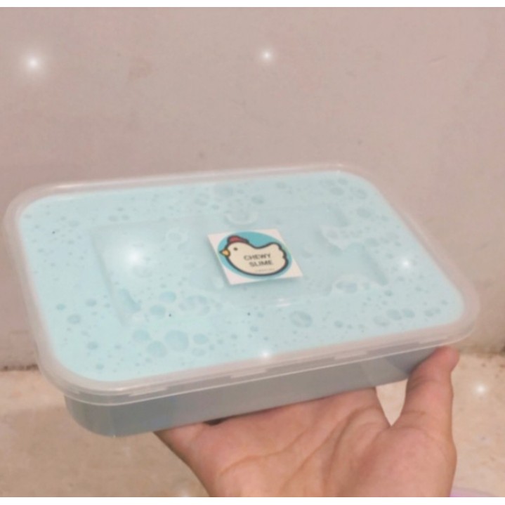 tofu Slime warna biru 500 gr