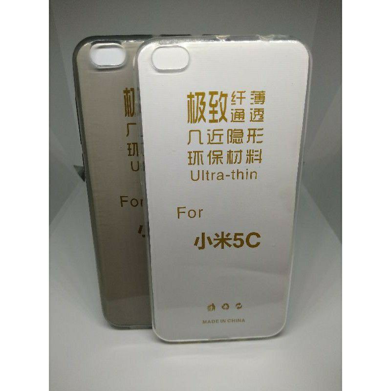 Xiaomi Mi5c Case Mi 5c Ultrathin Soft TPU Case Bening Casing Softcase Slim