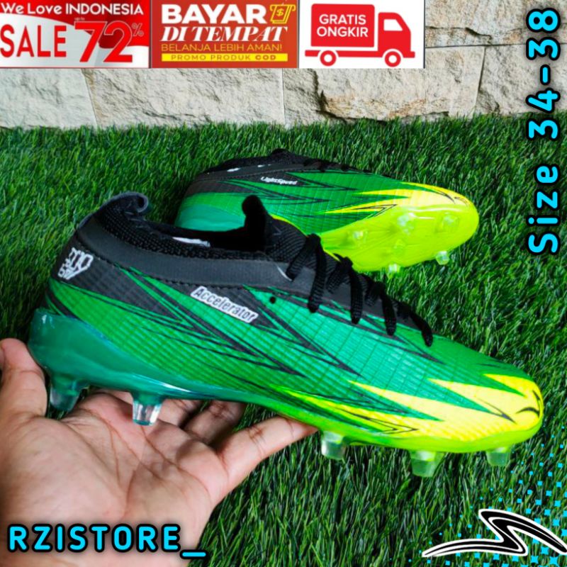 Sepatu bola anak specs accelerator grade ORI terbaru 2022 sepatu sepak bola olahraga Specs ls murah