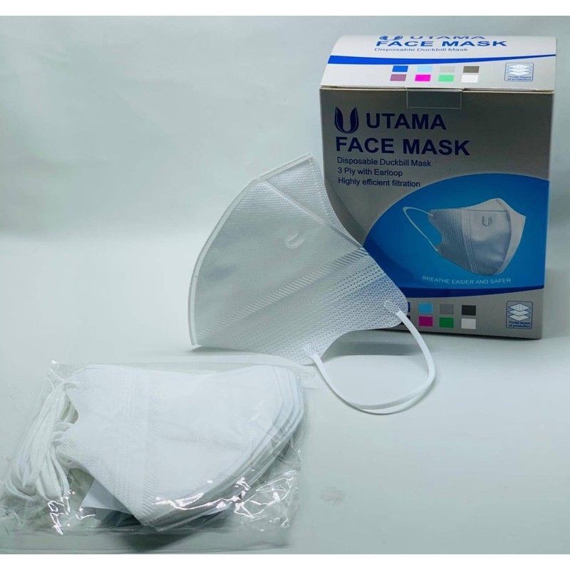 masker duckbill utama isi 50