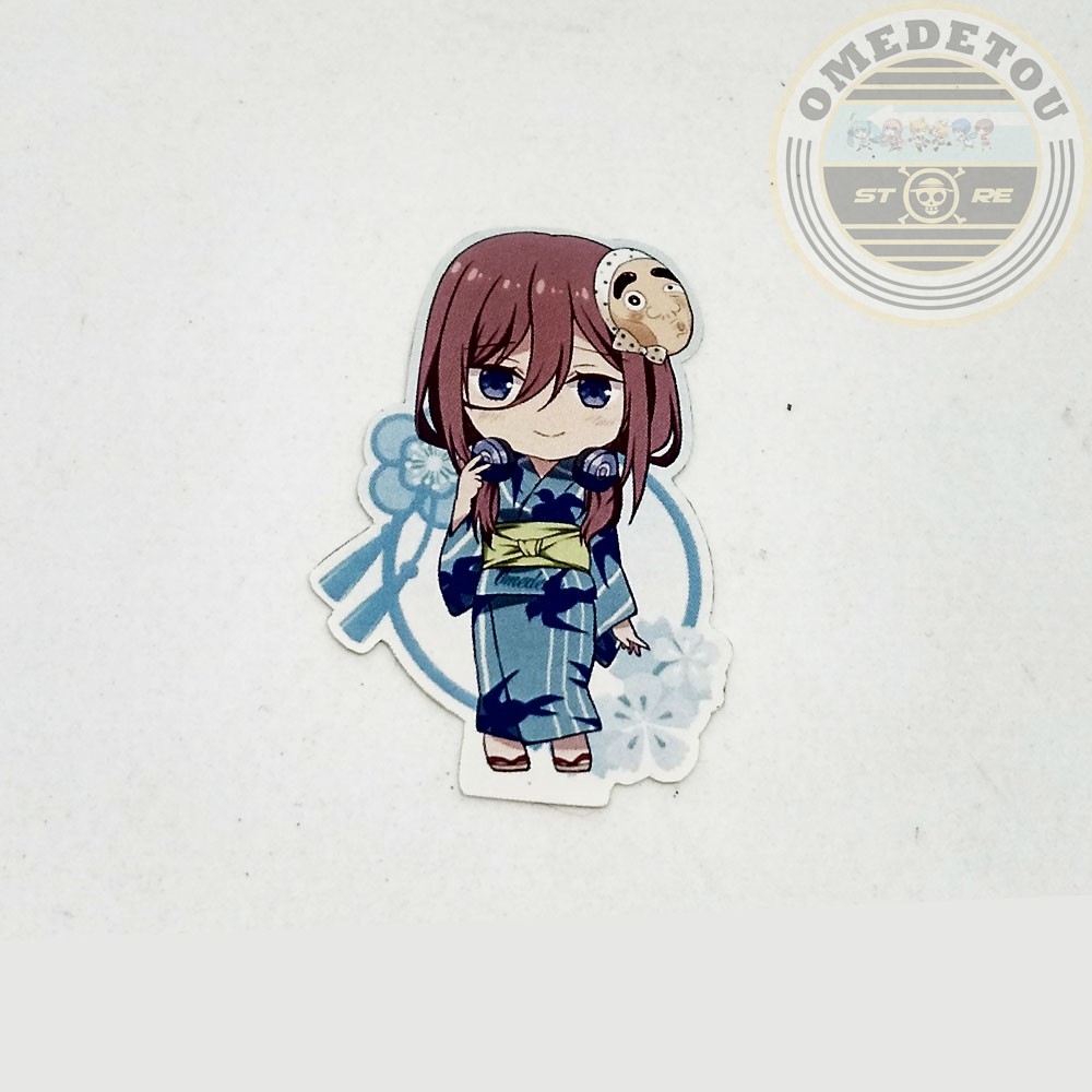 Sticker Anime Gotoubun No Hanayome - Miku Nakano Yukata Ver