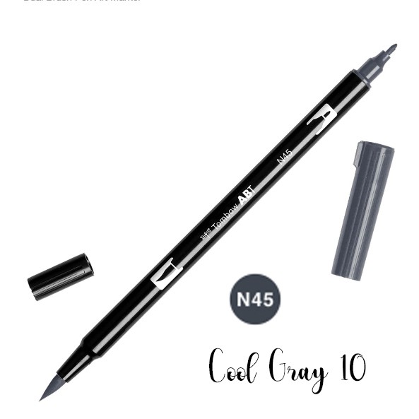 

ABT Tombow Dual Brush Pen - N45 Cool gray 10