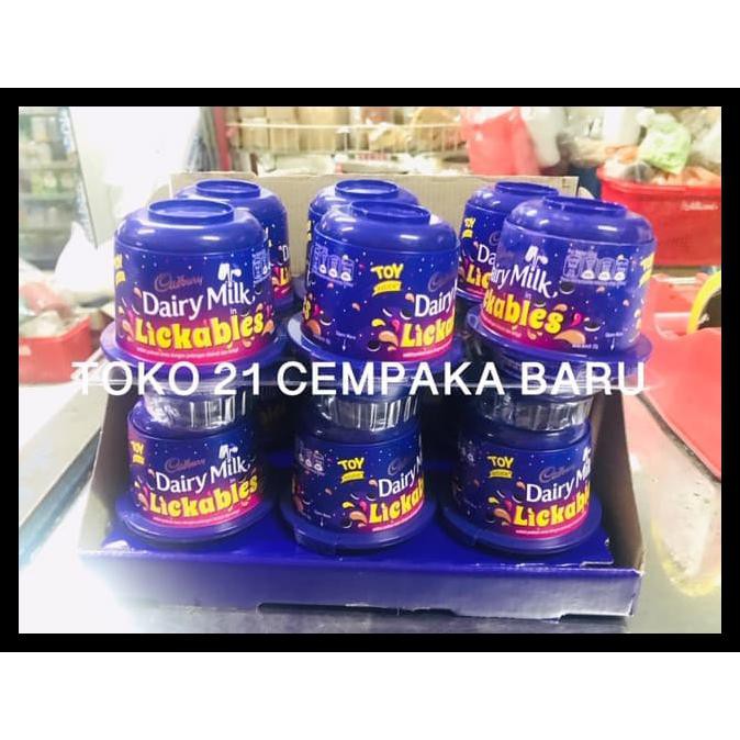 Jual Cadbury Dairy Milk In Lickables 1 Box Isi 12 Pcs Coklat Cadbury