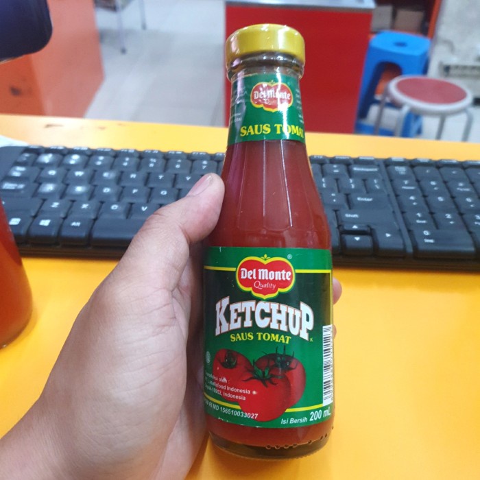 

BTL 200ML - SAUS TOMAT DELMONTE KETCHUP BOTOL KACA atayatoko