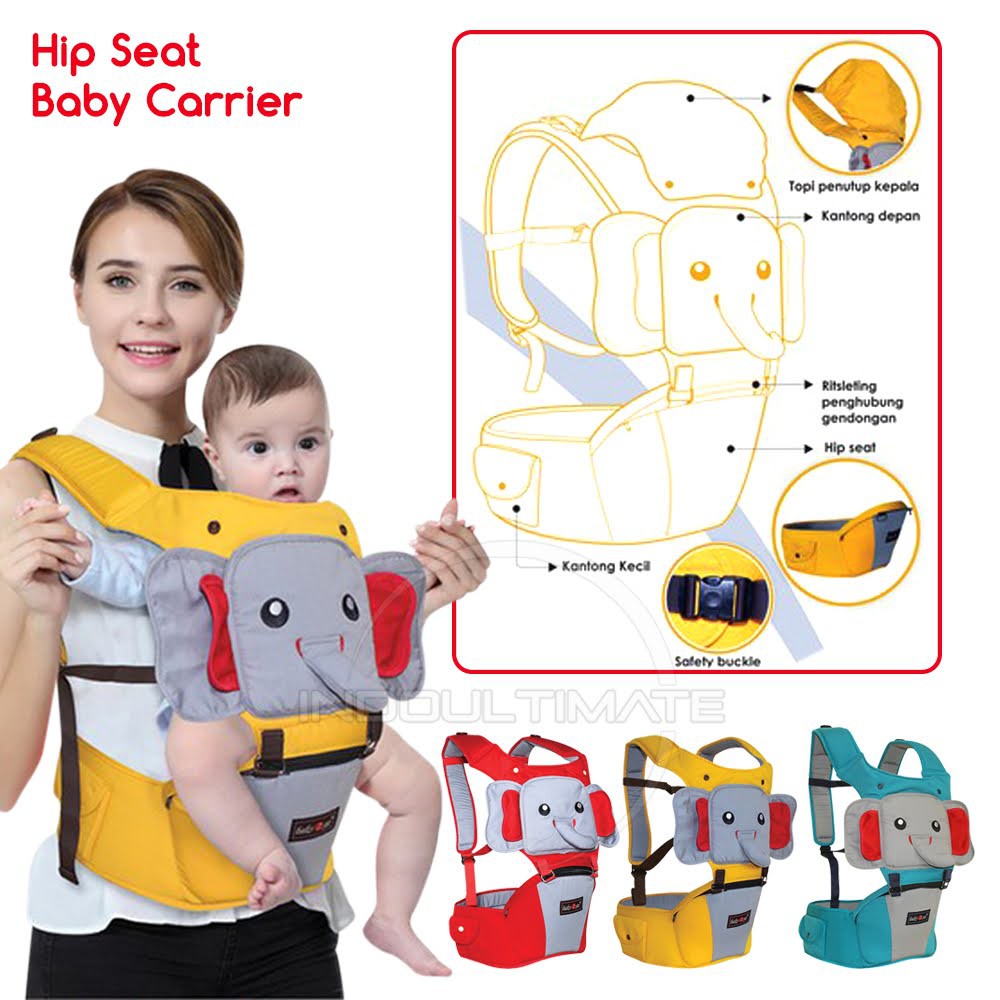 Gendongan Hipseat Bayi PREMIUM BABY 2 GO BY-472-GB Gendongan Depan Anak Multifungsi